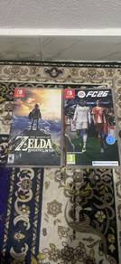 Game Nintendo Zelda BOTW & Fifa 26 Untuk Dijual
