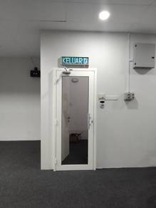 Pintu Swing Aluminium & Kaca (Bilik)