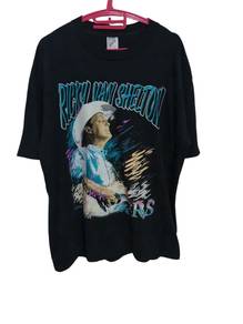 73.Vintage 1993 Ricky Van Shelton Tour T-Shirt Bla