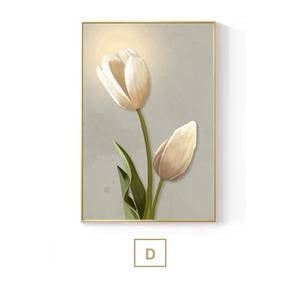 Nordic Style Decorative Painting, Gold Frame