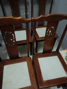 Vintage 4 Piece Marble Chair