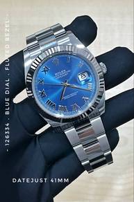 Rolex Datejust 41mm 126334 Blue 2024 Full Set