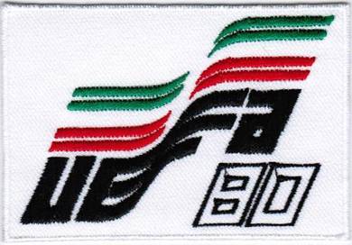 1980 6th Italy UEFA European Euro Football Patch