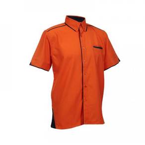 Baju Korporat Kemeja F1 Oren Sport F1 1607 Orange