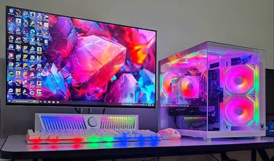 PC 40 Game i7 16gb Ram RTX 3050 27 inch Monitor 