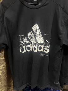 Adidas 3 Stripe T-Shirt Size L