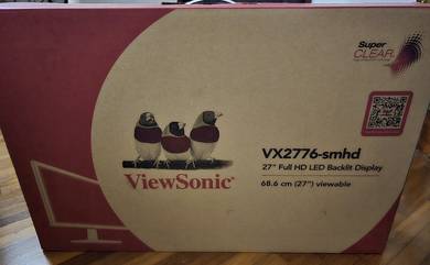 Viewsonic vx2776-smhd 2k 27" monitor super clear