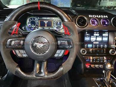 Mustang Steering Trim Replacement Carbon Fiber