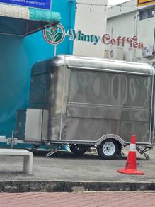 Stainless Steel Food Truck with Kitchen Equipment