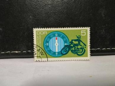 1972 Germany Stamp Motorcycle Soldier