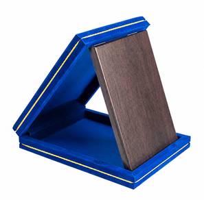 Plaque Stand Holder Velvet Display Box Plate Award