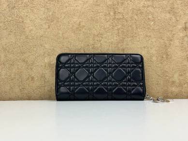 [SALES] Dior Lady Dior Long Zipper Wallet