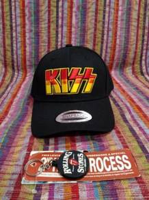 Rare cap topi band black KISS lagendry limited