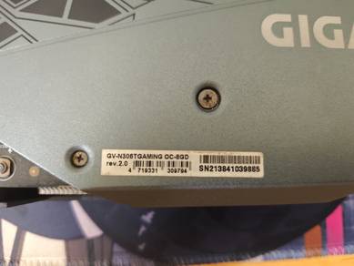 Gigaybyte Gaming OC RTX3060 TI REV 2.0