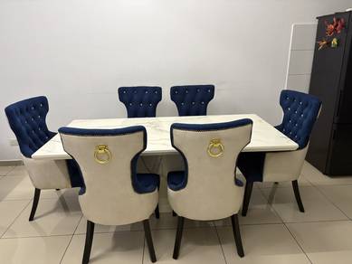 Dining table (Marble stoned 6 seater)