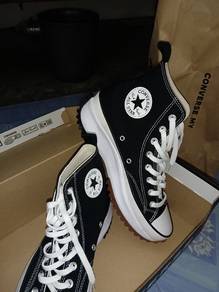 converse run star hike black