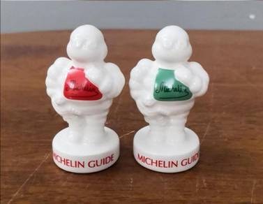 Michelin man salt pepper shakers