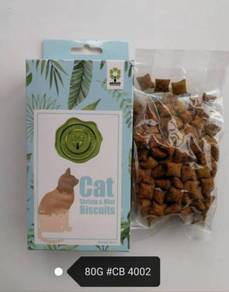 Agogo Shrimp Mint Biscuits 80g Cat Snack Kucing