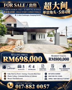 1-storey Terraced House For Sale in Johor Bahru,JHR