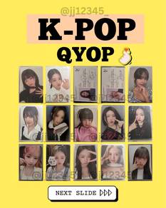 WTS KPOP photocard IVE NMIXX