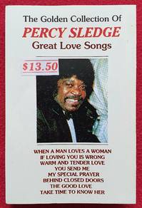 Percy Sledge GREAT LOVE SONGS Cassette Tape