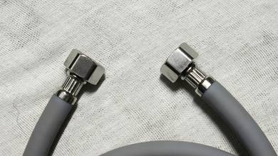 Flexible Silicone Water Inlet Hose, Grey