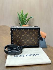 Louis Vuitton Monogram Macassar Clutch Box