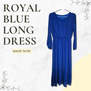 Royal Blue Long Dress