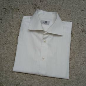 Dunhill strips Long Sleeve White Shirf