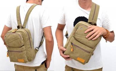 [12.12] Dual-Use Man Casual Chest Bag Backpack Be