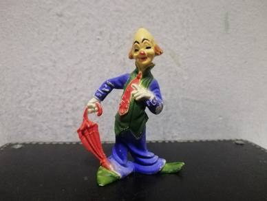 Vintage Plastic Figurine Clown