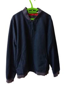 807.Vintage levi strauss  Dark Navy Bomber Jacket