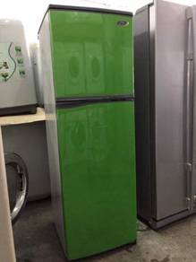 Toshiba green 2 doors fridge Peti Sejuk Ais