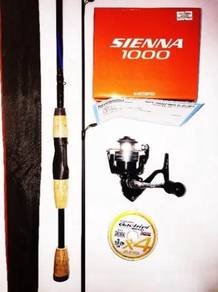 Shimano sienna 1000 combo shakespeare 6-12lb rod