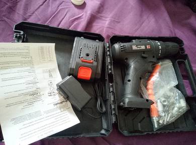 DRILL CORDLESS FULLSET  new