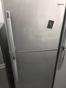Refrigerator Silver Samsung Freezer Recon Peti Ais