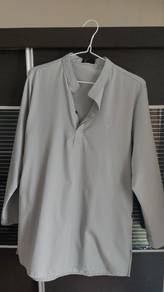kurta bulan bintang grey