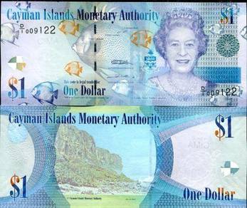 Cayman islands QEII 1 2011 p new unc