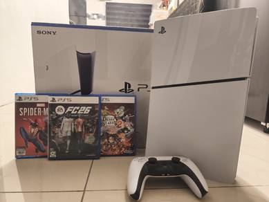 Sony PlayStation 5 Slim Disc Edition + 3 Game 