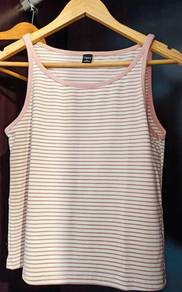 Striped casual tank top