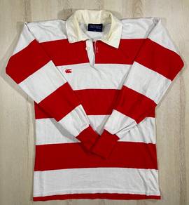 Canterbury Vintage L/S Collar Stripes Tee #U Used