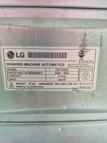 LG smart inverter washing machine 11kg