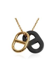 HERMES O' MALLION PENDANT Necklace (EC00123GTC)