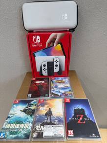 Nintendo Switch OLED with games