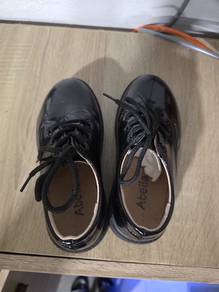 Black Leather Toddler shoe