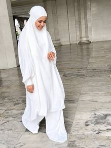 (🔥Clear Stock🔥) Set Telekung Seluar untuk UMRAH