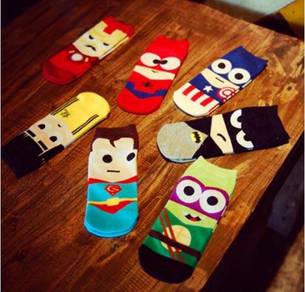 MARVEL DC SUPERHERO CARTOON SPORT SHOES SOCKs 🔥