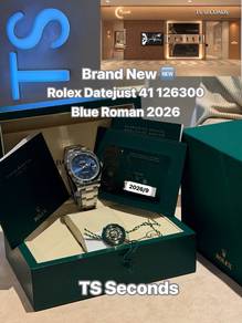 Rolex Oyster Perpetual Datejust 41mm Blue Roman