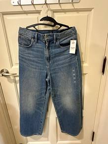 GAP- Super Wide Leg Crop Jeans