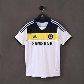 chelsea white retro jersey away 2011/2012